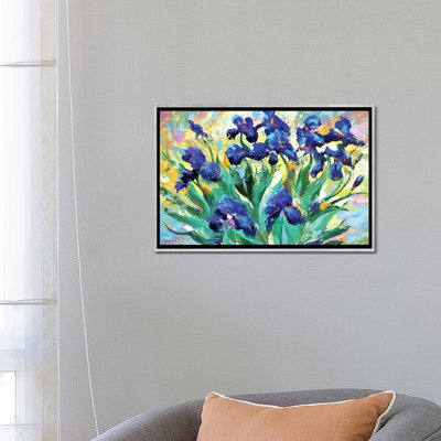 «Blue Irises I» par Dmitry Spiros - reproduction d'art