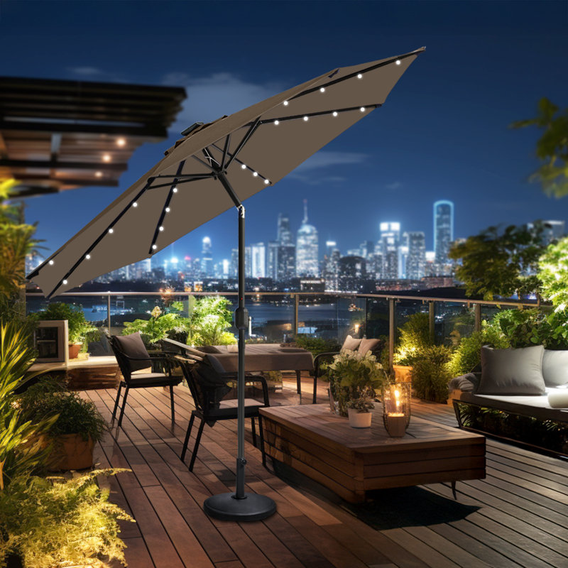 270cm Market Parasol, Brown