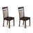 5 Piece Dining Room Table Set Includes a Round Kitchen Table with Pedestal and 4 Dining Chairs, Cappuccino-1405634777-1405634772