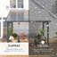 Mandalc Aluminum Pergola with Canopy-182264082-182264090