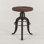 Paxton Adjustable Stool with Metal Frame