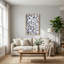 «White Smooth River Stones Close Up Texture», art mural sur toile-132738301