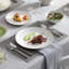 Service de table 16 pièces en porcelaine fine à bordure dorée pour 4 personnes, assiettes et bols à soupe classiques, idéal pour les repas formels et les cadeaux.