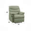 Fauteuil inclinable en microfibre-1375638571