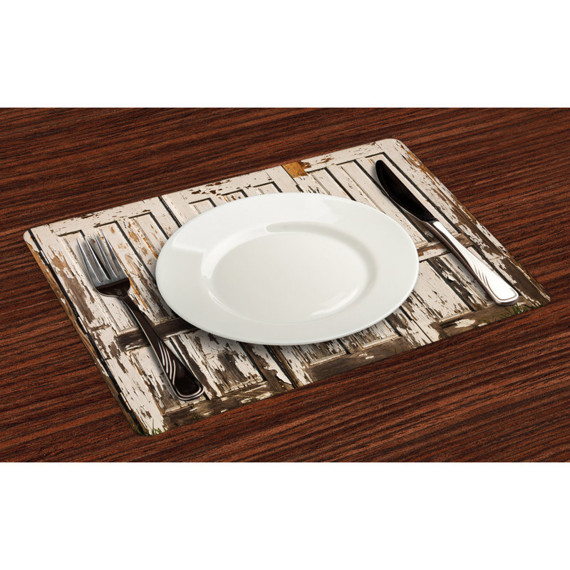 Polyester Abstract Rectangle Placemat