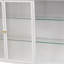 Armoire de rangement arquée à porte en verre-1709300162
