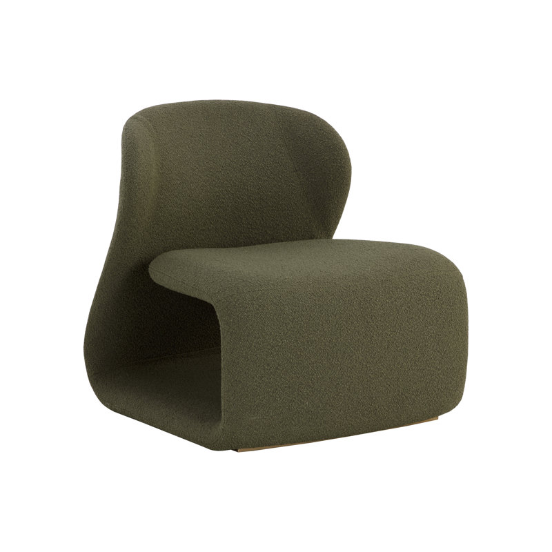 Chaise longue Myrasol, Polyester vert