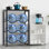 Porte-bouteille d'eau 5 gallons pour 6 bouteilles, support à 3 niveaux