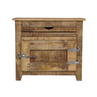 Johannes Solid Wood Bathroom Storage Cabinet