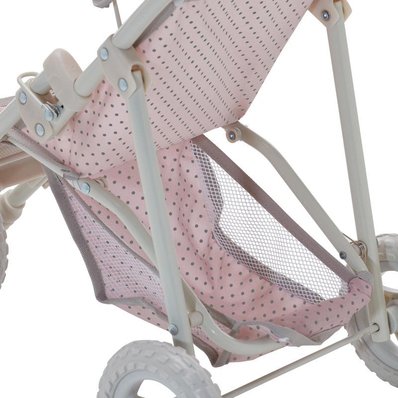 Olivia's Little World Doll Jogging-Style Stroller, Pink/Cream/Gray