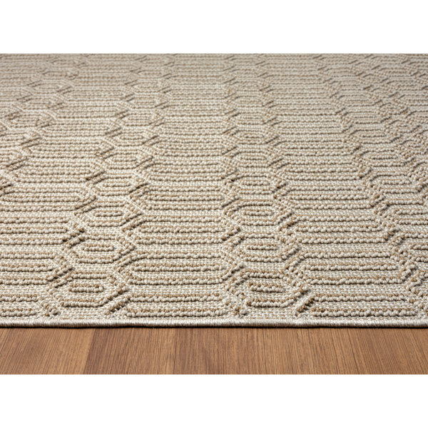 Nautica Geometric Indoor / Outdoor Area Rug in Brown & Reviews | Wayfair