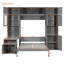 Lit escamotable en MDF pour maison moderne