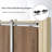 Sliding Pocket Door Hardware Kit For 2" X 4" Stud Wall With Soft Close Mechanism Open 24" To 36"