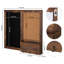 Wall Mounted Wood Entryway Combo Board-1136208667