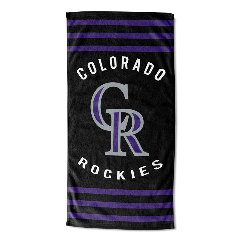 Cotton Blend Lightweight Beach Towel, Colorado Rockies