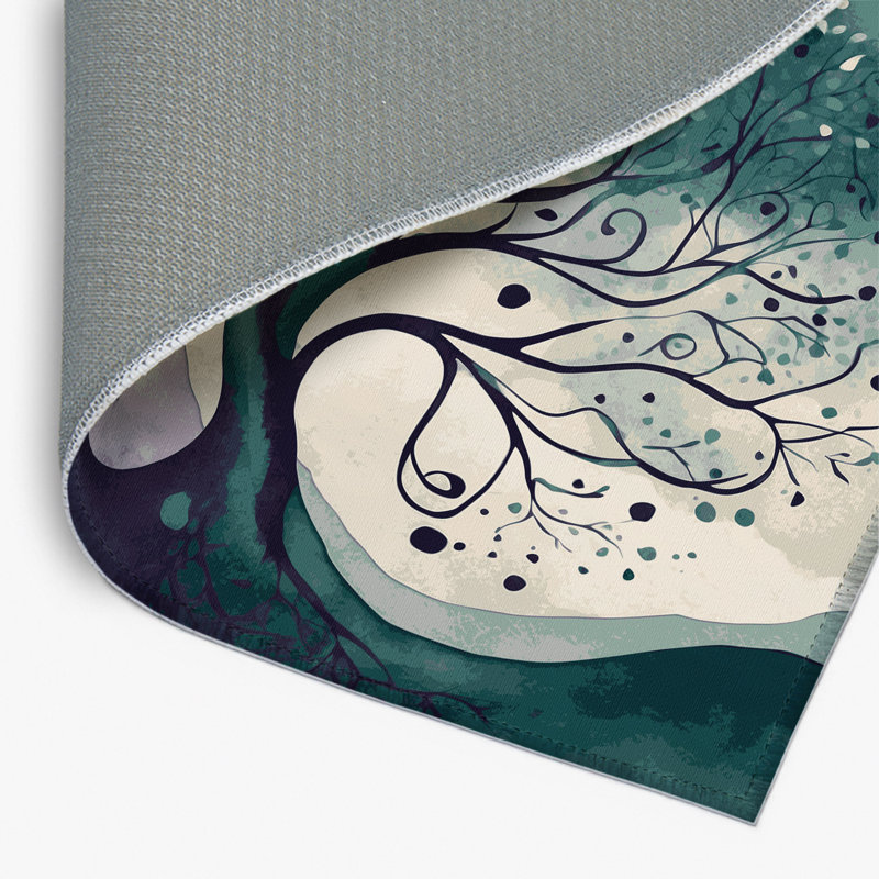 Celestial Veil Indoor And Outdoor Area Rug, Rectangle 1'6" x 2'6"