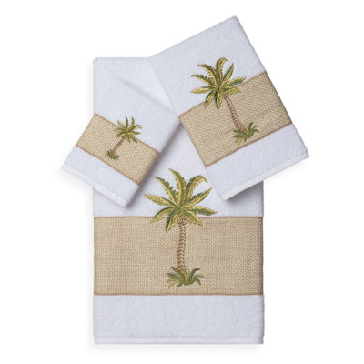 Colton 3 Piece Turkish Cotton Towel Set