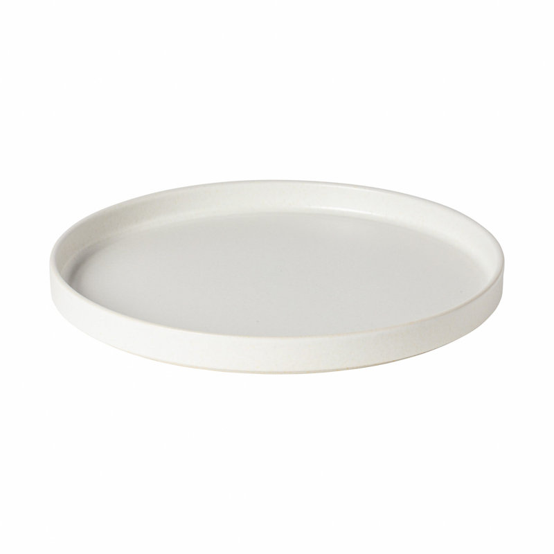Deep Serving Plate Redonda, White