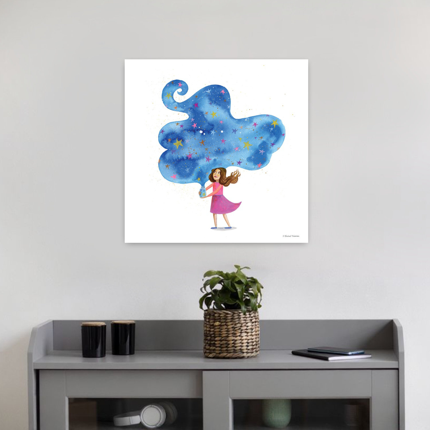 Dakota Fields Wish Upon The Stars Whimsical Abstract Contemporary ...