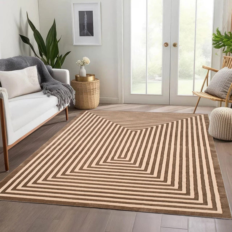 Solid Colour Area Rug, Rectangle 200 x 290 cm