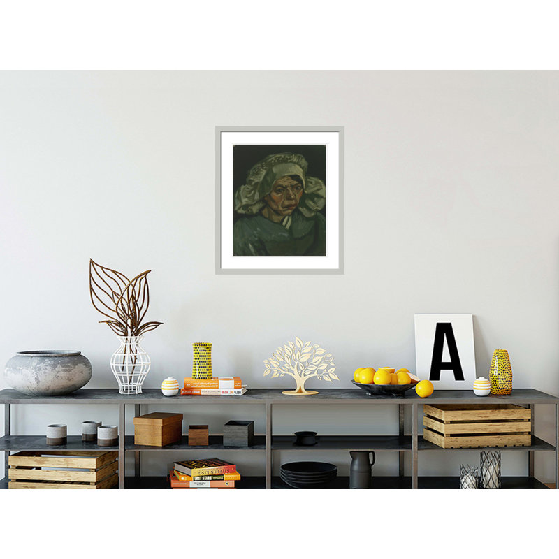Tête de femme par Vincent van Gogh, impression giclée encadrée, 26,95 po H x 23,5 po L