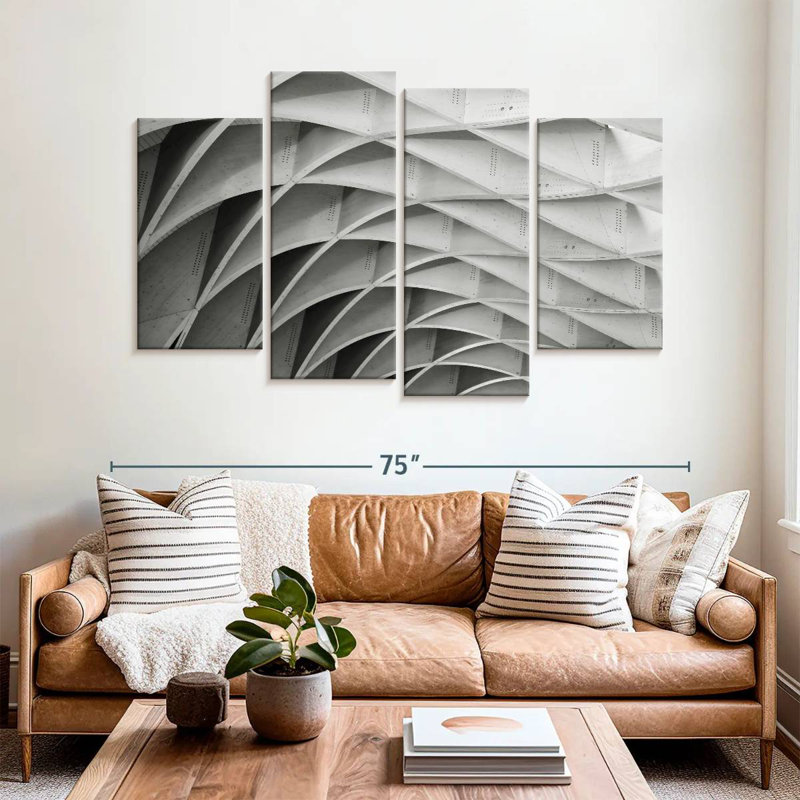 Lilie Abstract Geometric Lines