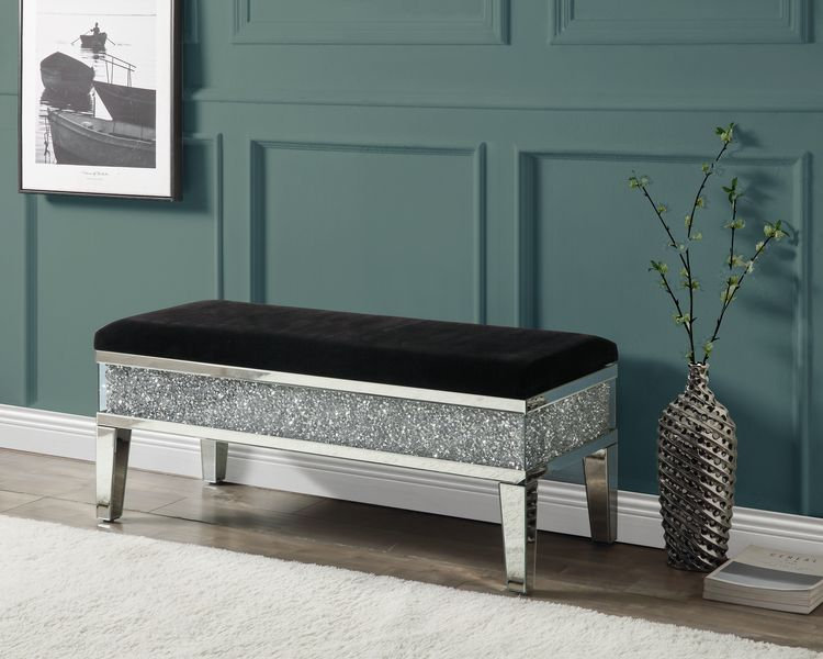 Banc de rangement en similicuir Eppie
