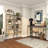 Metal 5 Shelves Wall Shelf