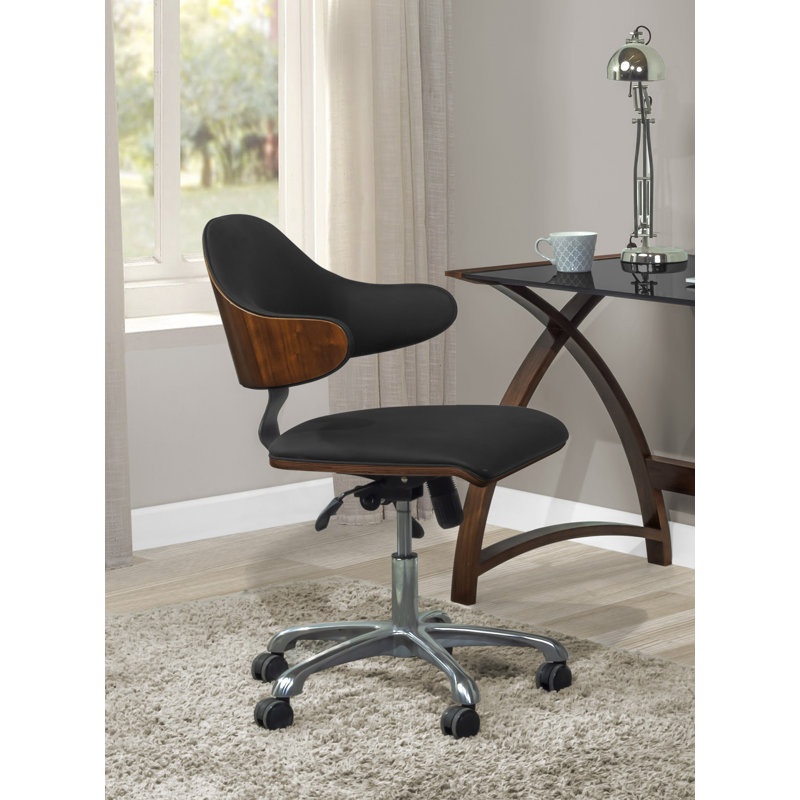 Camare Desk Chair, Walnut