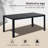 Rectangular Metal Outdoor Dining Table , 63.38'' in. W 35.23'' in. D-190829498