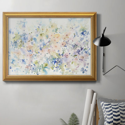 «Flowing Colors II», peinture sur toile encadrée