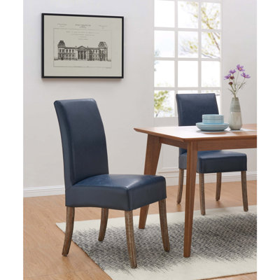 Kimberling 19'' H Faux Leather Upholstered Side Chair