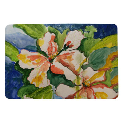 Tapis antidérapant Gearlean Hibiscus 18 po x 26 po