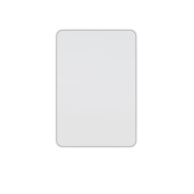 Trinity 22 in. x 32 in. Rectangle Radius Mirror