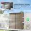 2.75 ft. W x 4.66 ft. D Metal Tongue & Groove Flat Garden Shed-720093439