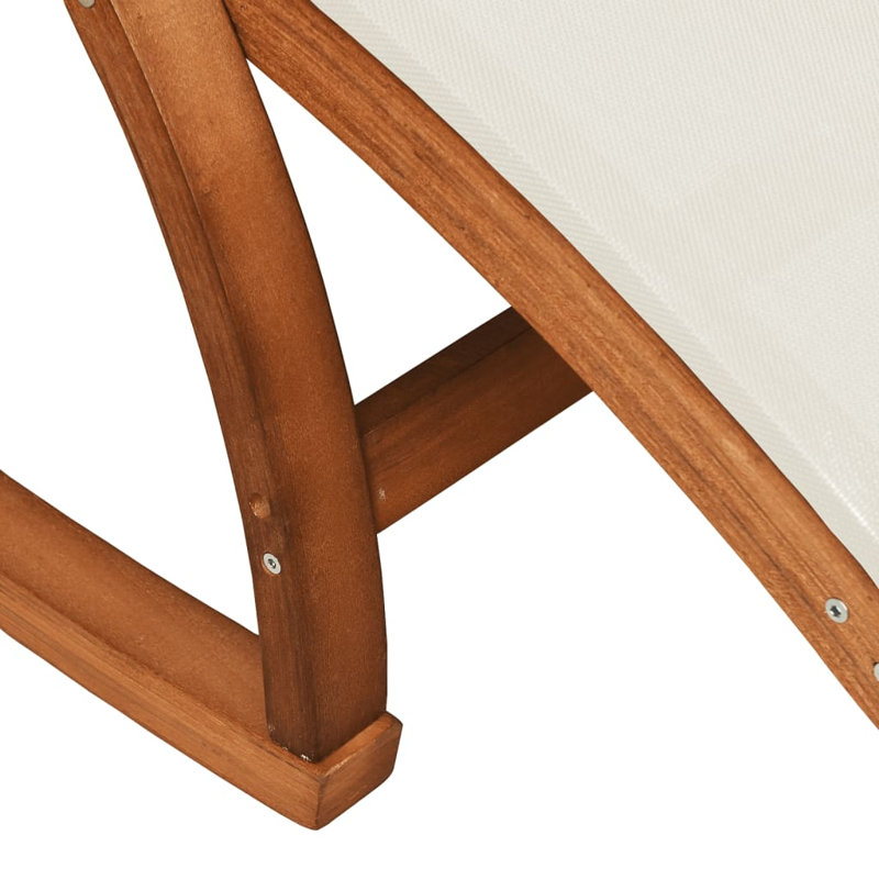 Chaise berçante Poplar, Blanc