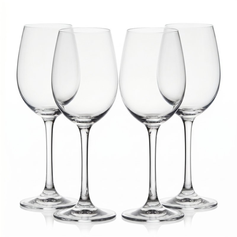 Ensemble de 4 verres à vin de prestige Prestige, 375 ml de verre à vin Haber élégant pour Chardonnay, Sauvignon Blanc et Pinot Grigio