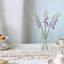 Ensemble de 12 vases en verre transparent