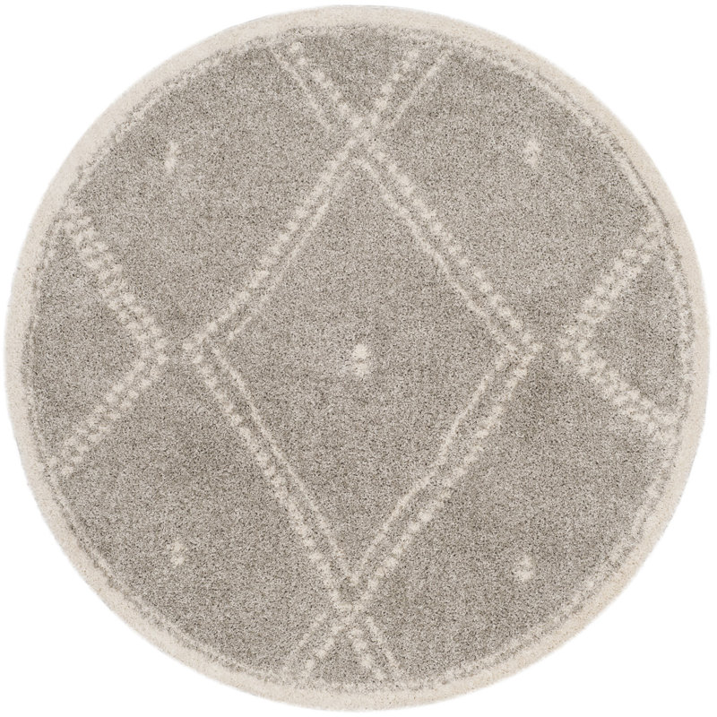 Develin Performance Geometric Rug, Round 6'7"