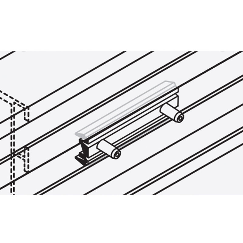 Handle-Free Straight Bracket