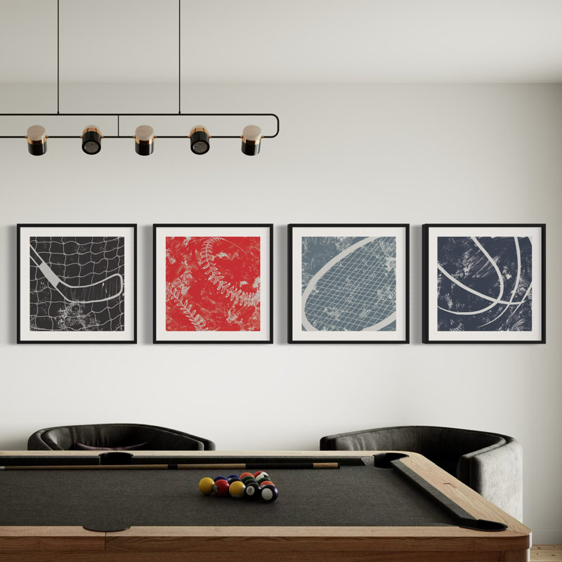 Baseball, Red, Black