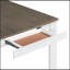 Ensemble de table de salle à manger 7 pièces 7 pièces avec rallonge 12 po et 2 tiroirs-572715782