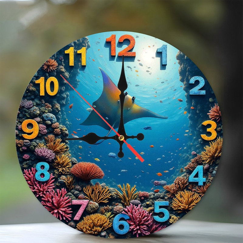 Horloge murale Manta