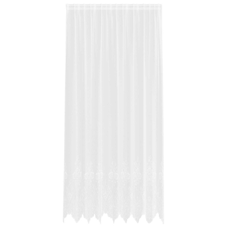 Semi Sheer Curtain Single Panel, 300cm Height x 200cm Width 
