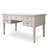 Solid Wood Retro Desk with Five Drawers