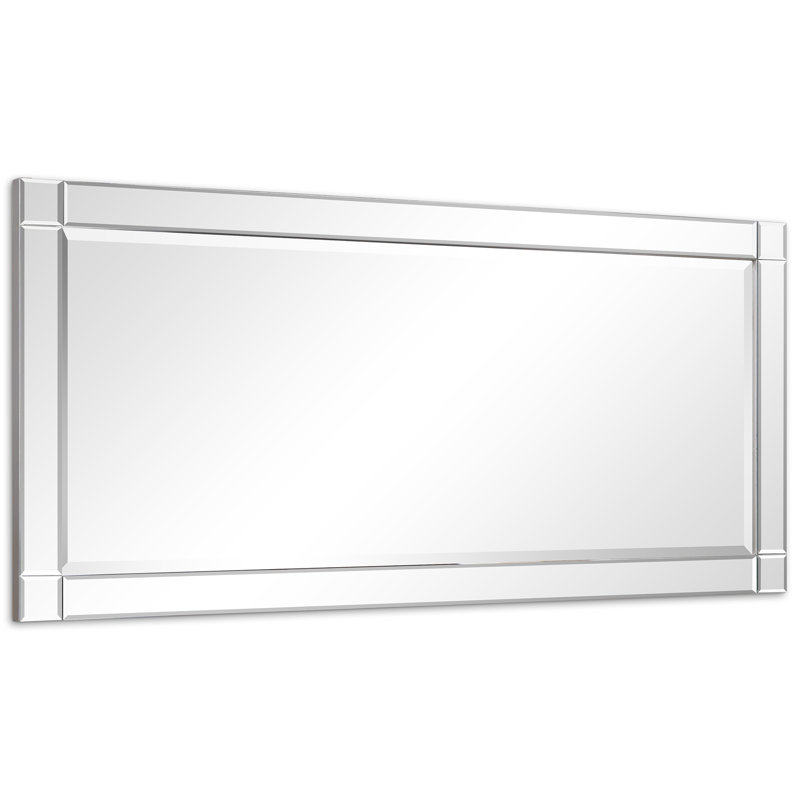 Norvin Solid Wood Rectangle Mirror, 24" x 54"