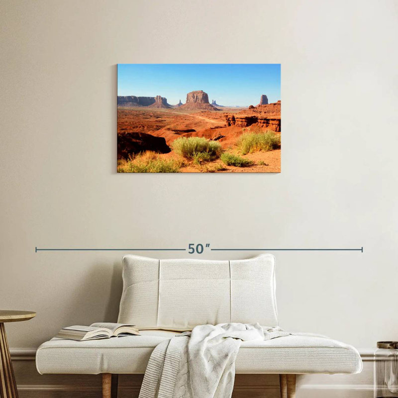 Alvord American West Awesome Monument Valley, H 20 po x l 30 po