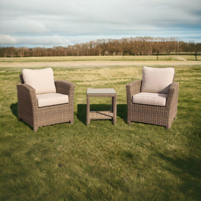 2 - Person Patio Conversation Set with Cushions