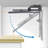 Mount-It Black Tilt Ceiling Mount Holds up to 44lbs