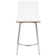 Middlebrook Swivel Upholstered Counter Stool with Metal Frame
